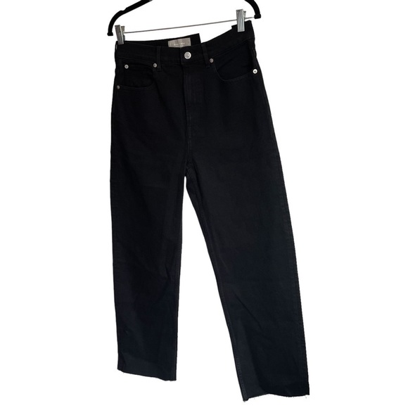 Everlane The Way High Jean Coal Black 28 NWT  F-BTM-DNM-WHGH-SRT-DKW-28 - Picture 5 of 12